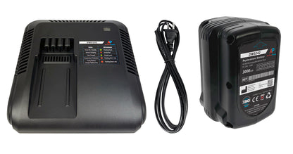 Charger AND Battery for DW0242 - Compatible for Stryker Power Pro XT, IT, TL Ambulance CotPower. Supply Included.