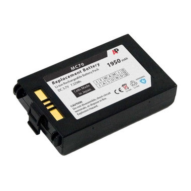Motorola / Symbol MC70 & MC75 Series Scanners. Replacement Battery. 1950 mAh