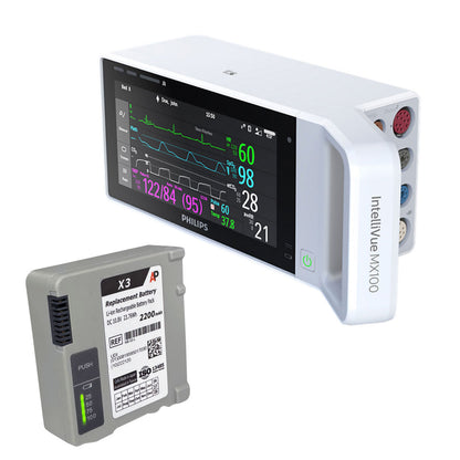 Philips IntelliVue X3 and MX100, Medizin Systeme, MX7... Replacement Battery