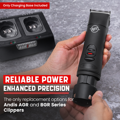 Dual Battery Charger for Andis PowerGroom AGR and BGR Series Clippers. Charges 2 Batteries at once!