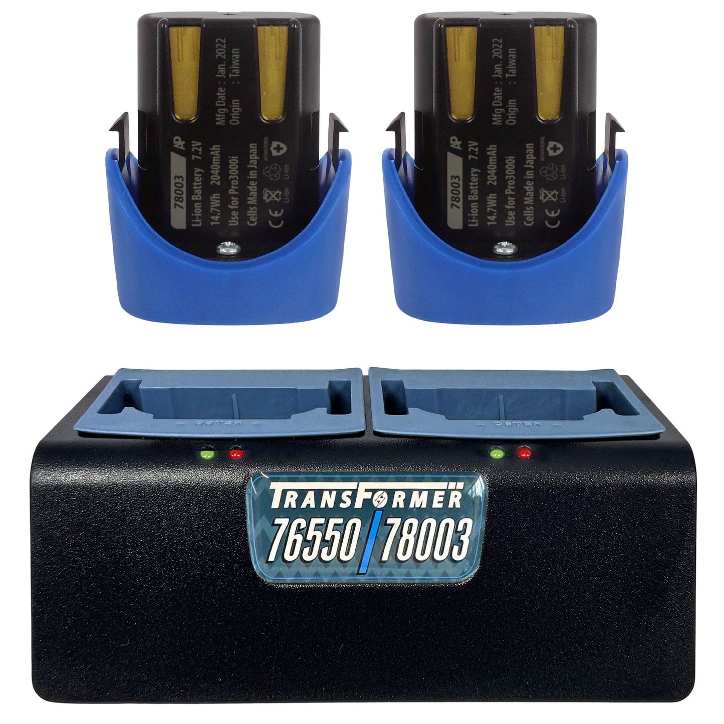 Transformer Charger for two Clipper Batteries for the Oster Octane, Oster Volt, Heiniger Saphir, Hei
