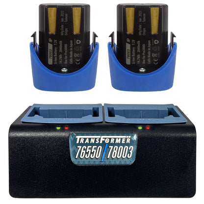 Transformer Charger for two Clipper Batteries for the Oster Octane, Oster Volt, Heiniger Saphir, Hei
