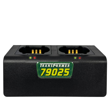 Charger for two Andis Supra ZR II and Pulse ZR II Clipper Batteries