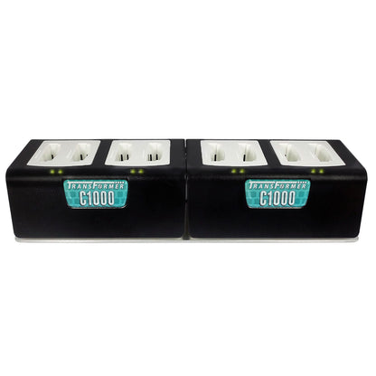 Charger for Vocera C1000 Series Batteries: 8-Bay Horizontal