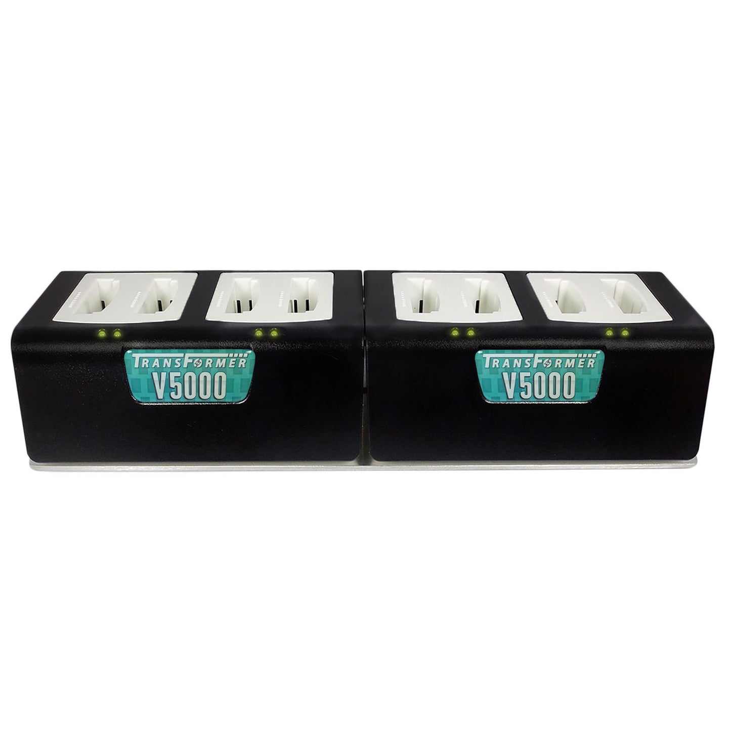 Charger for Vocera V5000 Series Batteries: 8-Bay Horizontal