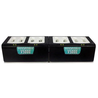 Charger for Vocera V5000 Series Batteries: 8-Bay Horizontal