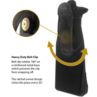 Plastic Holster with Swivel Belt Clip for Cisco 7925: CP-HOLSTER-7925G