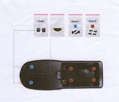 Phone Housing Subassembly for Polycom/SpectraLink 6020, 8020, and LTB100 Series