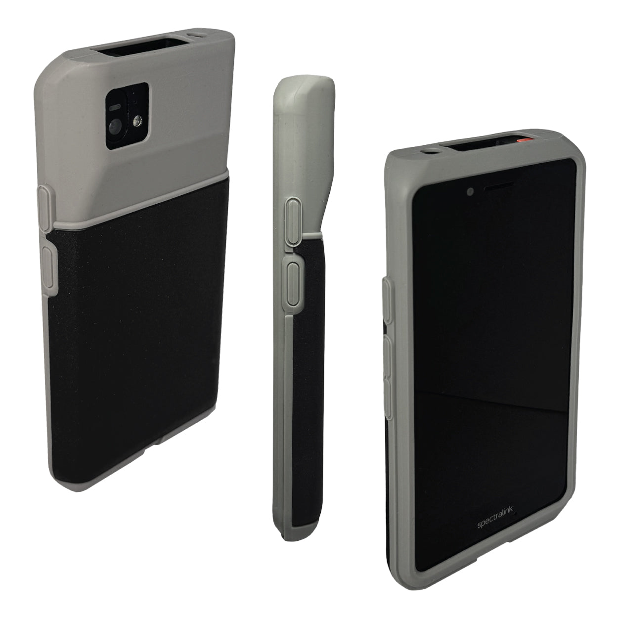 Gray Silicone Case and Screen Protector Bundle for Spectralink Versity 9553 & 9653 and Cisco WebEx 860S Phone (with Scanner)