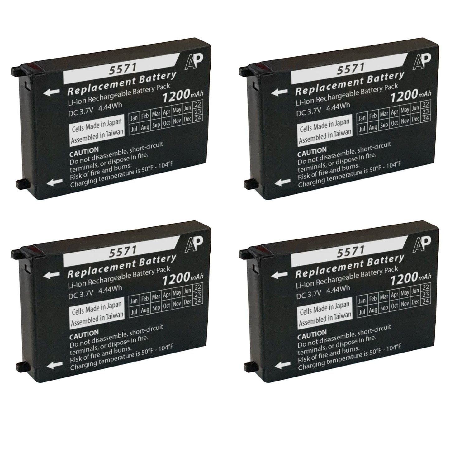 Motorola CLS1110, CLS1410, CLS1450CB, CLS1450CH Replacement Battery (1200 mAh) (4 pack) image 1