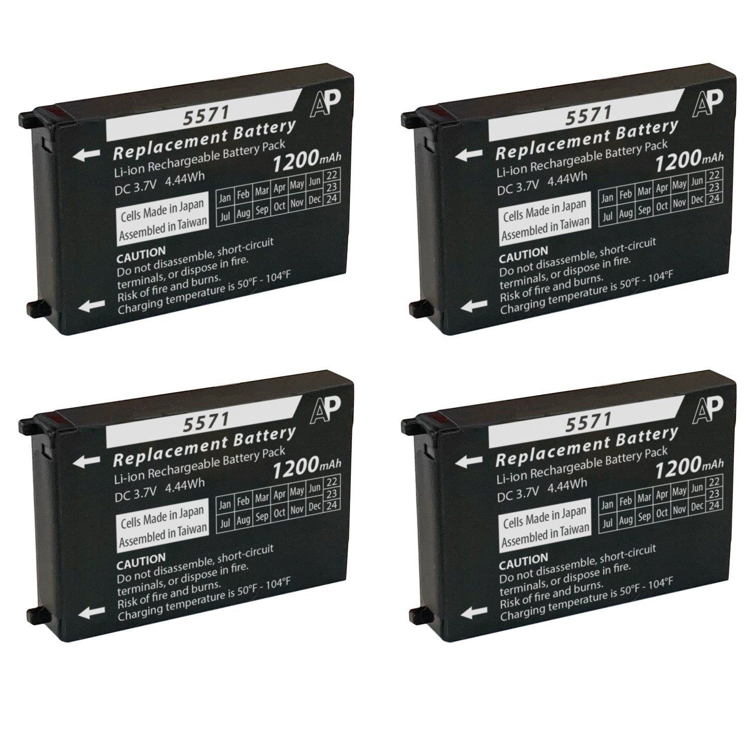 Motorola CLS1110, CLS1410, CLS1450CB, CLS1450CH Replacement Battery (1200 mAh) (4 pack) image 1