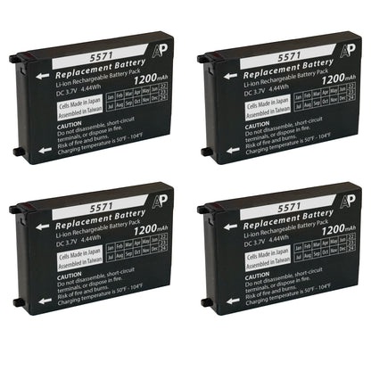 Motorola CLS1110, CLS1410, CLS1450CB, CLS1450CH Replacement Battery (1200 mAh) (4 pack) image 1