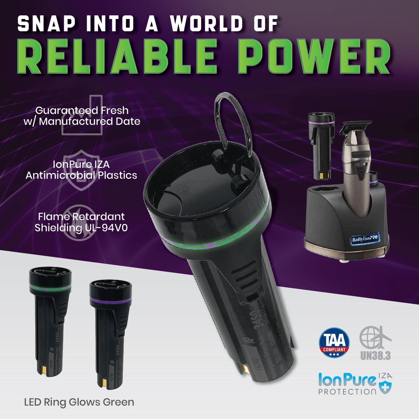 BaBylissPRO SNAPFX FX797 Trimmers Replacement Battery