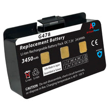 Garmin GPSMAP 276, 276C, 296, 376, 376C, 378, 396, 478, 495, 496 Replacement Battery