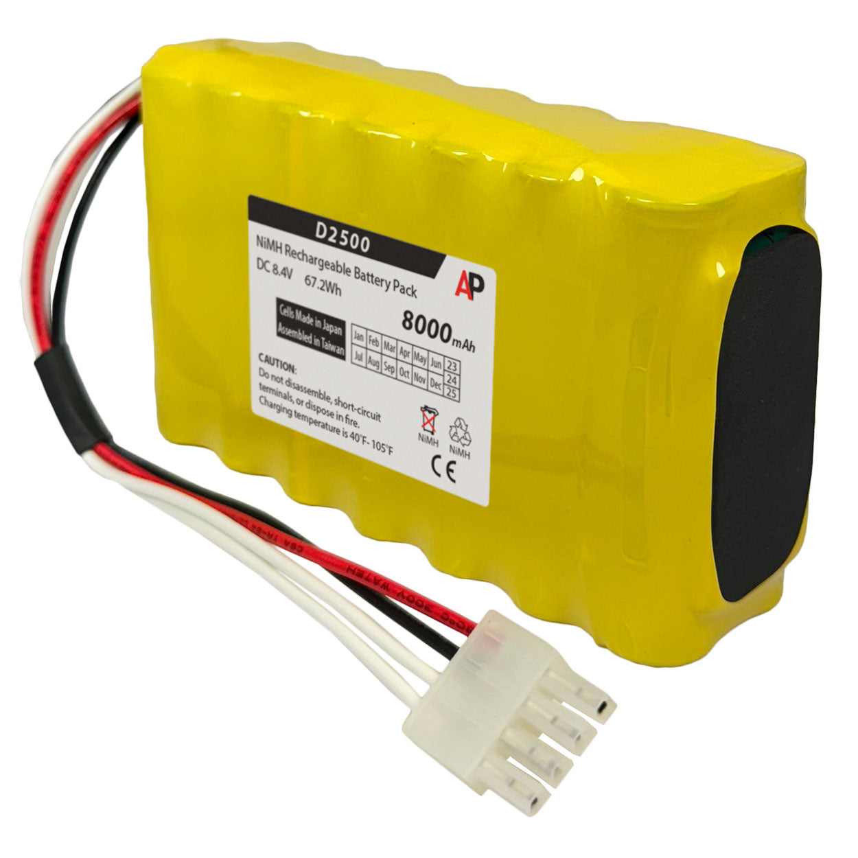 Replacement Battery for GE Dash 2500, 1800 Patient Monitors