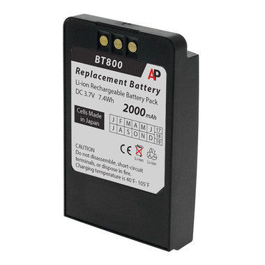 Vocollect SRX Wireless Headset & HD-800: Replacement Battery. 2000 mAh