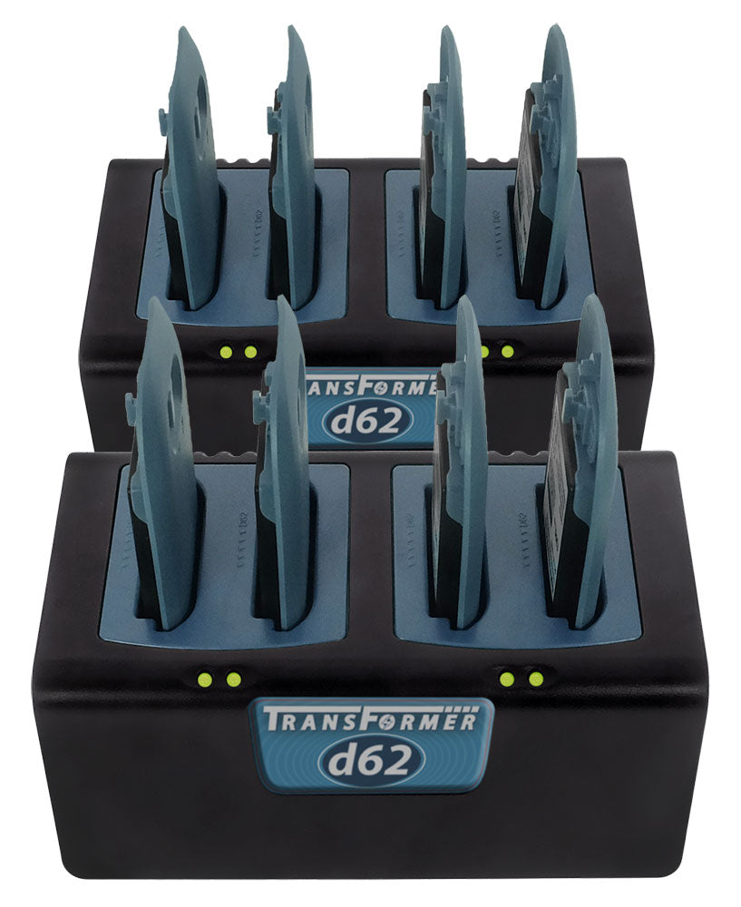 Charger for Ascom d62/i62 Series Batteries: 8-Bay Vertical