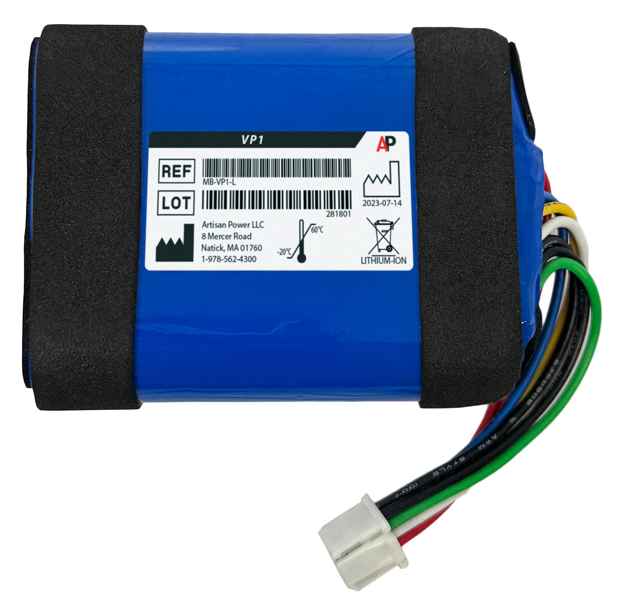 Replacement Battery for Mindray BeneFusion VP1, VP3, VP5, nVP, eVP, and eSP series