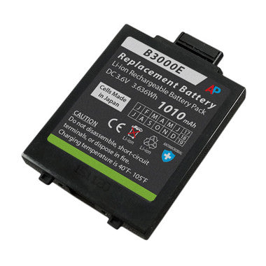 Vocera Communications Badge B3000: Extended Capacity. Black Replacement Battery. 1010 mAh