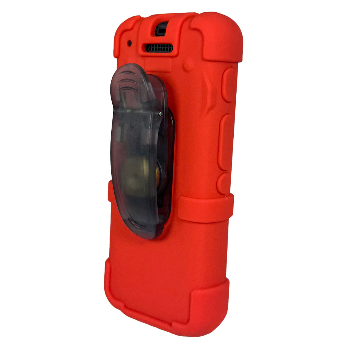 Red Silicone Case with Rotating Belt Clip for Cisco 8821 and 8821-EX Phones