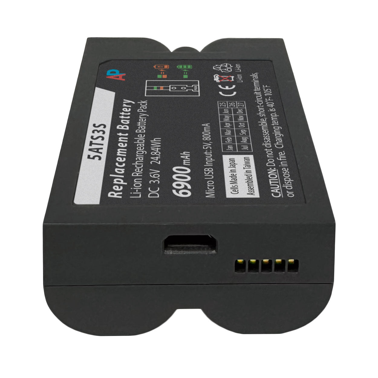 Quick Release Battery Pack for Ring Video Doorbell, Outdoor Cams (Replaces 5ATS3S)