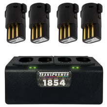 Quad Charger AND 4 Batteries for Wahl Arco (SE) Clipper