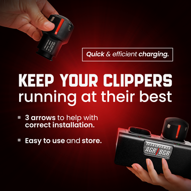 Transformer Double Charger WITH Two Batteries for Andis PowerGroom AGR+ and BGR+