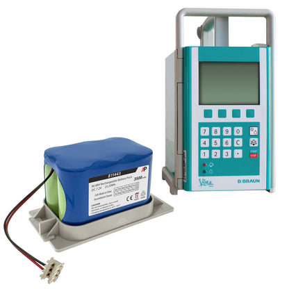 Replacement Battery for B. Braun Vista Basic Infusion Pump - Replaces 33175551, 34502556, B11443