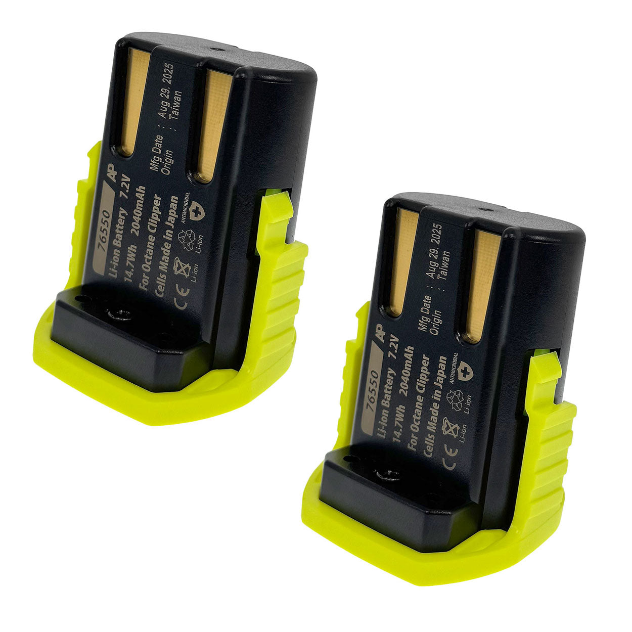 Oster Octane & Volt Heavy Duty Cordless Hair Clippers Replacement Battery (2 Pack) image 1