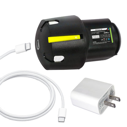 Andis PowerGroom AGR and BGR Series Clippers Replacement Battery - Lithium Ion with Type-C Port & Power Supply