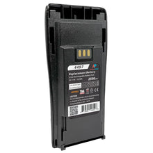 Replacement IMPRES Li-ion Battery for Motorola CP185 & CP200 (CP Series) Radios. 2500 mAh