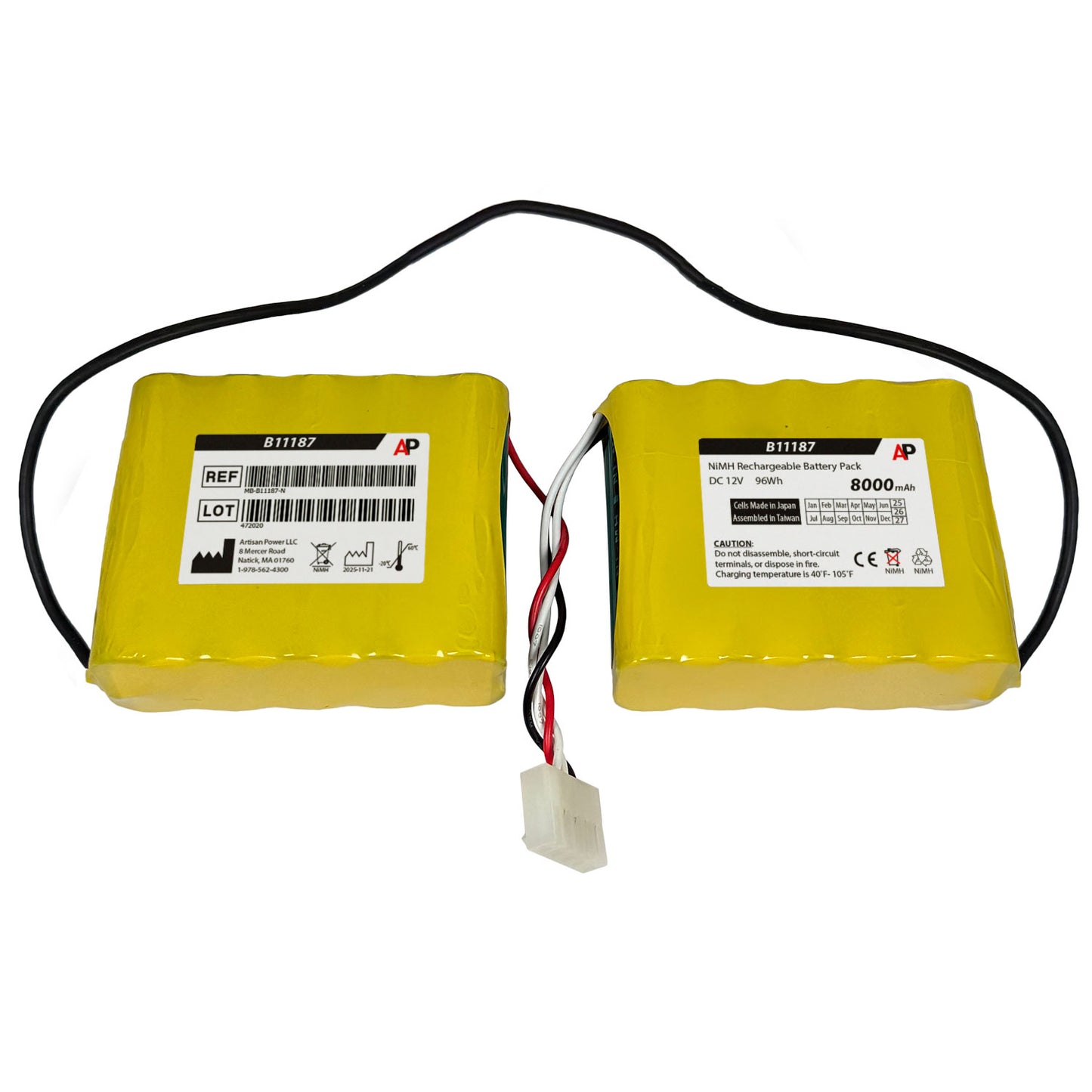 Replacement Battery for GE Dinamap Pro 1000 Series Monitors