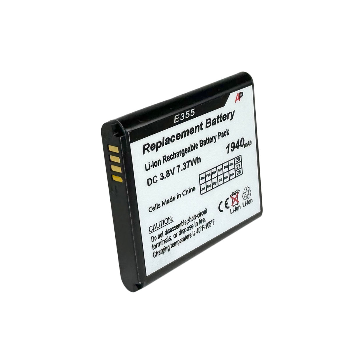 Replacement Battery for Verifone IPAY e355