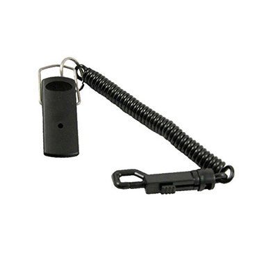 Belt Clip Assembly w/ Coil Lanyard. Polycom SpectraLink part number PTO410