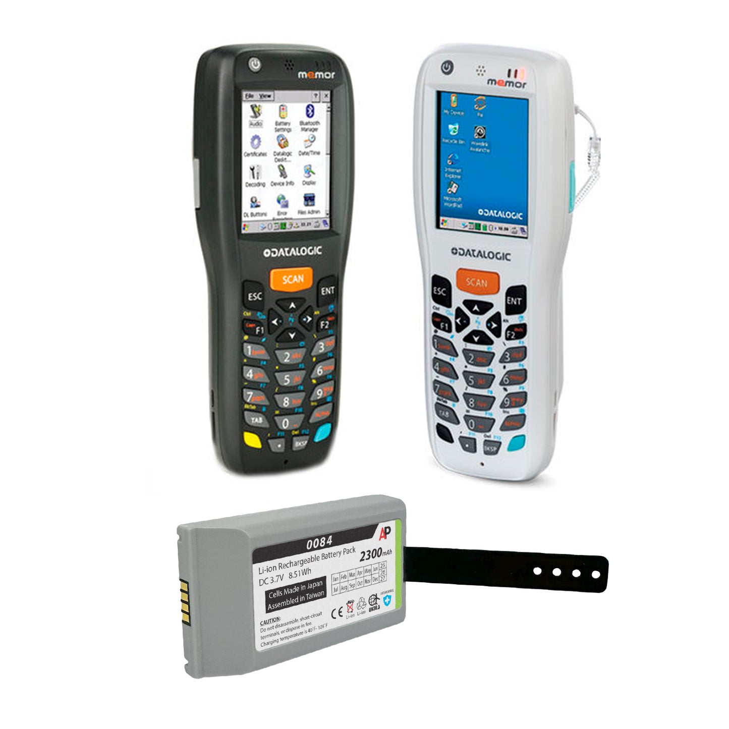 Datalogic Memor X3 Scanner Replacement Battery (Extended Capacity)