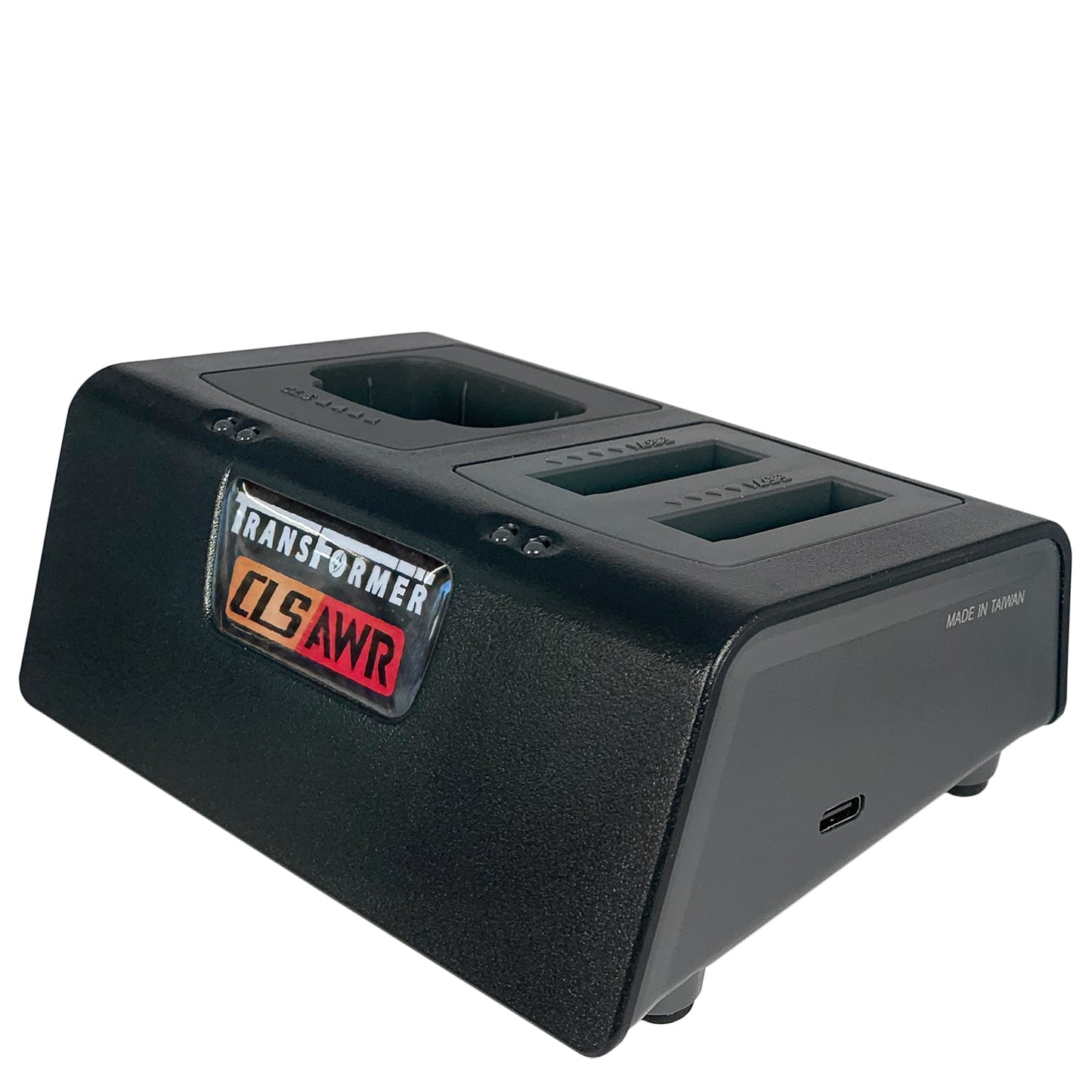 Charger for Motorola CLS Series & AWR Advantage Series: 1 Radio & 2 Batteries: Power Supply Included