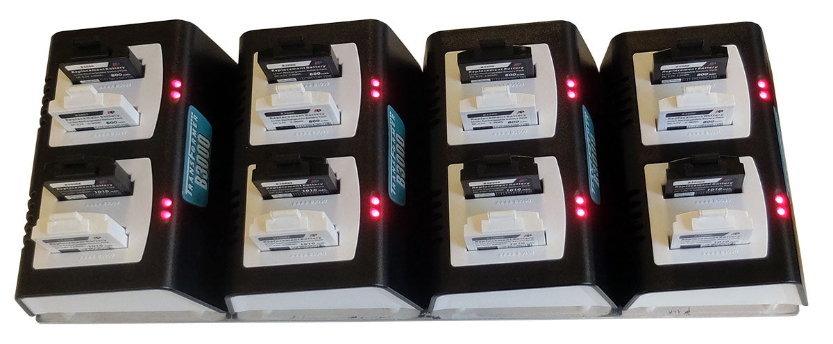 Charger for Vocera B3000 Series Batteries: 16-Bay Vertical image 1