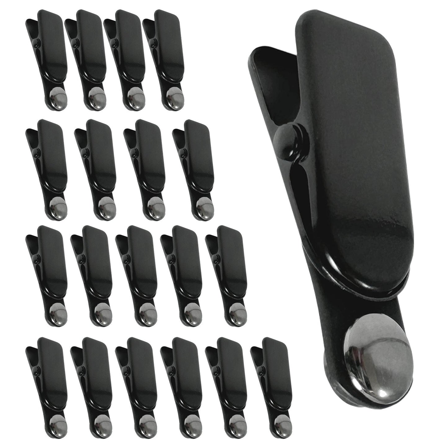 25-PACK: Snap on Lapel Clip for Vocera Minibadge C1000