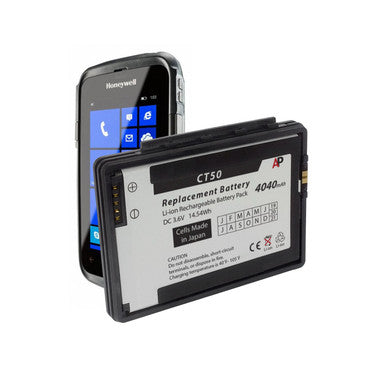 Honeywell / Datalogic Dolphin CT50, CT60 Mobile Computers. Replacement Battery. 4040 mAh