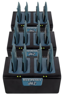 Charger for Ascom d62/i62 Series Batteries: 12-Bay Vertical