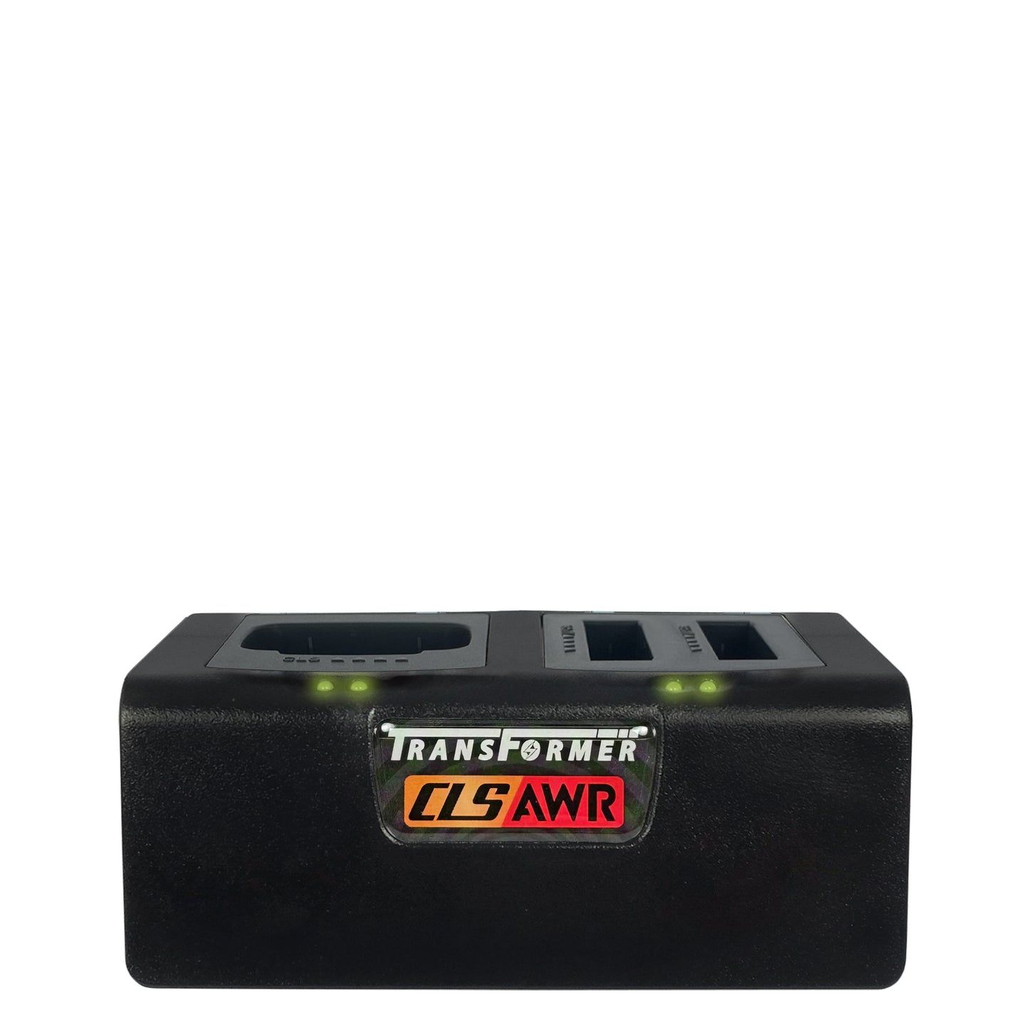 Charger for Motorola CLS Series & AWR Advantage Series: 1 Radio & 2 Batteries: Power Supply Included