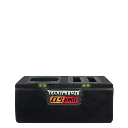 Charger for Motorola CLS Series & AWR Advantage Series: 1 Radio & 2 Batteries: Power Supply Included